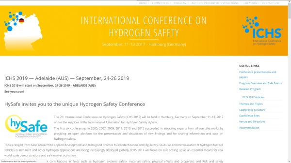 7th International Conference on Hydrogen Safety